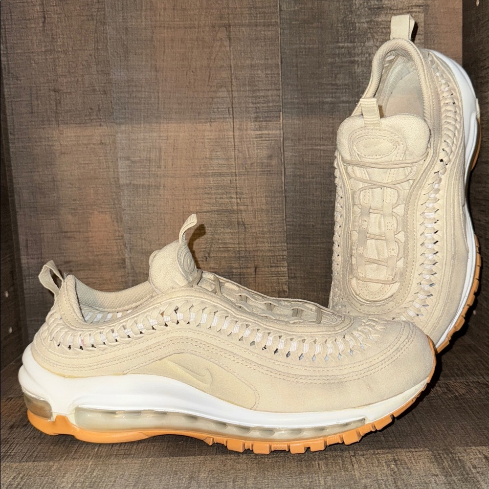 NIKE AIR MAX 97 LX woven sneakers-size 8